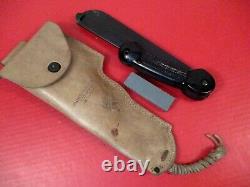 WWII US Army Air Force AAF Emergency Bailout Kit Folding Machete- Mrkd Imperial