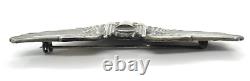 WWII US Army Air Force AAF Gemsco Sterling Silver Ariel Gunner Wings Pin