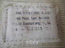 WWII US Army Air Force AAF M1 & M2 Flak Vest (Front & Rear) 1943 Original #2