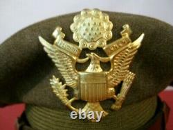 WWII US Army Air Force AAF Officer's Crusher Cap or Hat Size 6 7/8 Original #4