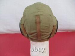 WWII US Army Air Force AAF Type AN-H-15 Summer Flying Helmet Dtd 1944 Sz Small