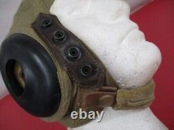 WWII US Army Air Force AAF Type AN-H-15 Summer Flying Helmet Dtd 1944 Sz Small
