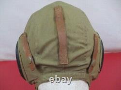 WWII US Army Air Force AAF Type AN-H-15 Summer Flying Helmet Dtd 1944 Sz Small