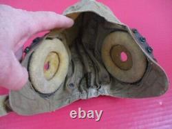 WWII US Army Air Force AAF Type AN-H-15 Summer Flying Helmet Dtd 1944 Sz Small