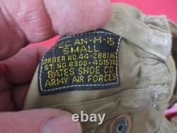 WWII US Army Air Force AAF Type AN-H-15 Summer Flying Helmet Dtd 1944 Sz Small