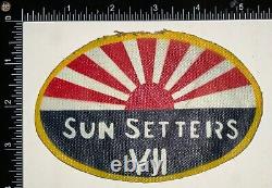 WWII US Army Air Force AAF VIl 7th Fighter Command Squadron Sun Setters Patch