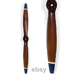 WWII US Army Air Force Airplane Propeller Replica Wooden Prop with Star Emblem