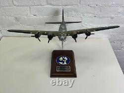 WWII US Army Air Force Boeing B-17F Flying Fortress Wood Desk Display