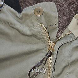 WWII US Army Air Force Flight Pants Mens Med Type B-2 Faux Fur Lined Suspenders