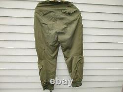 WWII US Army Air Force Flight Trousers Type A11 Large Size 34