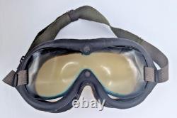 WWII US Army Air Force Flying Goggles Type B-8 With Box & Spare Lenses As Is