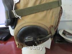 WWII US Army Air Force Helmet with Goggles