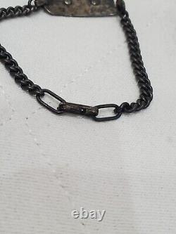 WWII US Army Air Force Identification Sweatheart Bracelet LGB Sterling Silver