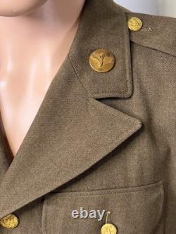 WWII US Army Air Force M1941 Technician Fourth Grade Coat 9th AAF Military Unifo