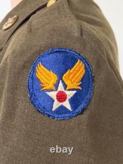 WWII US Army Air Force M1941 Technician Fourth Grade Coat 9th AAF Military Unifo