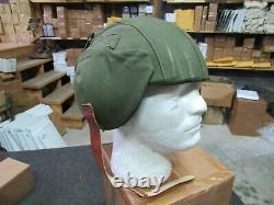 WWII US Army Air Force M-4 Flack Helmet Pilot / Crew NOS 100% orig Very Rare #2