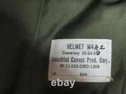 WWII US Army Air Force M-4 Flack Helmet Pilot / Crew NOS 100% original Very Rare