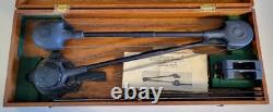 WWII US Army Air Force Mark 3-B Aircraft Protractor withWooden Case & Instructions