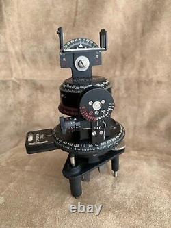 WWII US Army Air Force Military Astro Compass MKII Case Navational Instrument