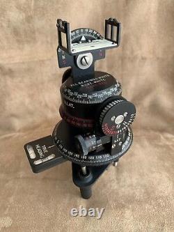 WWII US Army Air Force Military Astro Compass MKII Case Navational Instrument
