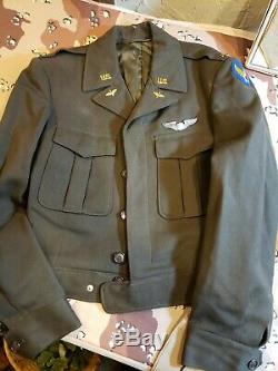 WWII US Army Air Force Officers Ike Jacket Grouping