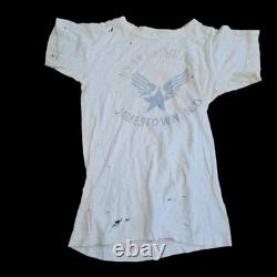 WWII US Army Air Force PT T-shirt Jamestown N. D. Original