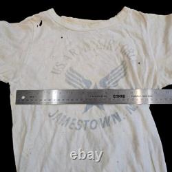 WWII US Army Air Force PT T-shirt Jamestown N. D. Original