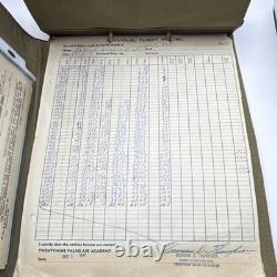 WWII US Army Air Force Pilot Navigation Kit Charts Docs Records Photos rare map