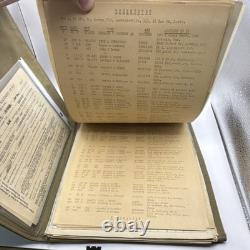 WWII US Army Air Force Pilot Navigation Kit Charts Docs Records Photos rare map