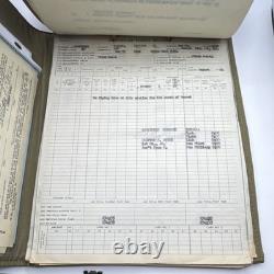 WWII US Army Air Force Pilot Navigation Kit Charts Docs Records Photos rare map