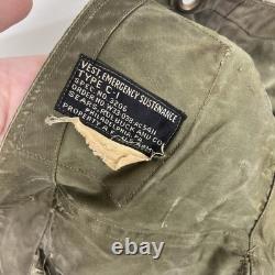 WWII US Army Air Force Pilots Type C-1 Sustenance Survival Vest