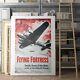 WWII US Army Air Force Propaganda B17 Flying Fortress Canvas Wall Art Print