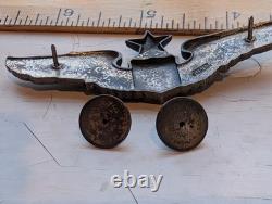 WWII US Army Air Force STERLING 3 Senior PILOT WINGS BY JOSTEN
