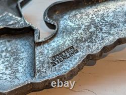 WWII US Army Air Force STERLING 3 Senior PILOT WINGS BY JOSTEN
