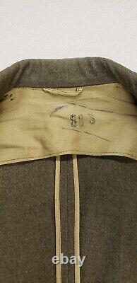 WWII US Army Air Force Sergeant Dress Jacket withTie, Cover, Patches 38S Excellent