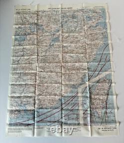 WWII US Army Air Force Silk Pilot Escape Map 1943 1944 Asiatic Series Lot of 3