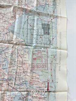 WWII US Army Air Force Silk Pilot Escape Map 1943 1944 Asiatic Series Lot of 3