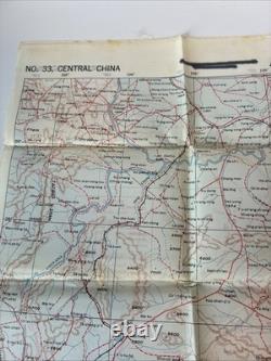 WWII US Army Air Force Silk Pilot Escape Map 1943 1944 Asiatic Series Lot of 3
