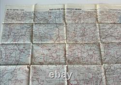 WWII US Army Air Force Silk Pilot Escape Map 1943 1944 Asiatic Series Lot of 3