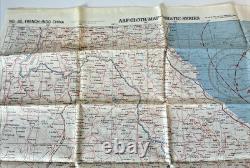 WWII US Army Air Force Silk Pilot Escape Map 1943 1944 Asiatic Series Lot of 3