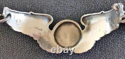 WWII US Army Air Force Sterling Silver Aircrew Member Wings Bracelet