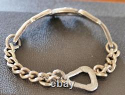 WWII US Army Air Force Sterling Silver Aircrew Member Wings Bracelet