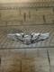 WWII US Army Air Force Sterling Silver Full Size Pilot Wings Pin 3