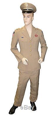 WWII US Army Air Force Summer Officer Uniform Boolean CBI Patch (17558)