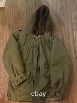 WWII US Army Air Force Type B-11 Parka Fitzwell Jacket Coat Flying Size 40
