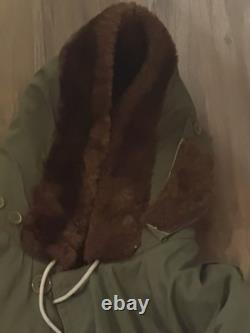 WWII US Army Air Force Type B-11 Parka Fitzwell Jacket Coat Flying Size 40
