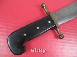 WWII US Army Air Force V-44 Survival Knife & Leather Scabbard Kinfolks RARE