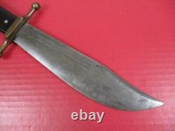 WWII US Army Air Force V-44 Survival Knife & Leather Scabbard Kinfolks RARE