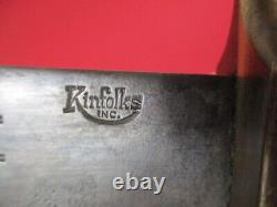 WWII US Army Air Force V-44 Survival Knife & Leather Scabbard Kinfolks RARE