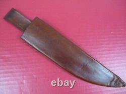 WWII US Army Air Force V-44 Survival Knife & Leather Scabbard Kinfolks RARE